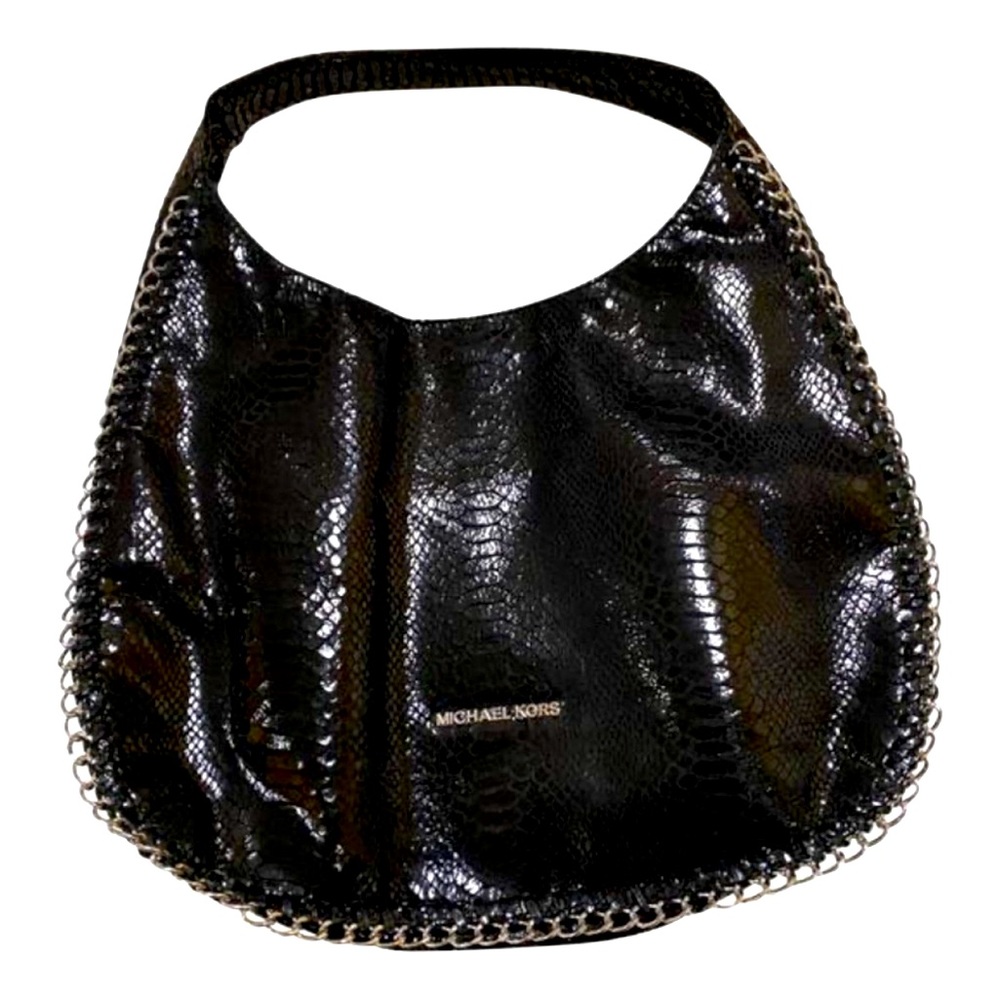 Micheal Kors black snake bag